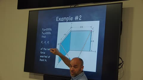 Statics: Application of vector tricks