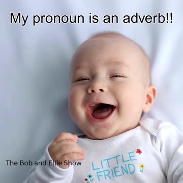 My pronoun is an adverb