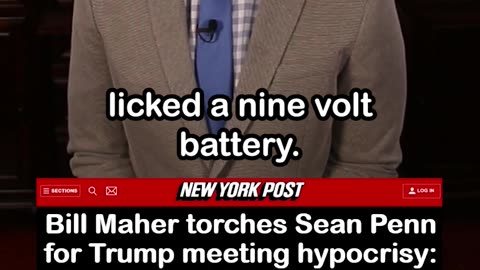 Bill Maher Calls Out Sean Penn over Trump Meeting Hypocrisy