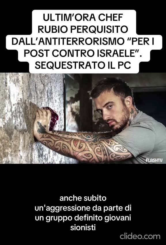⚡️ Chef Rubio perquisizione della polizia per le sue posizioni pro-Palestina