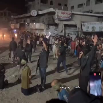 Hamas Stages Public Execution of "Israeli Spies" in Gaza City