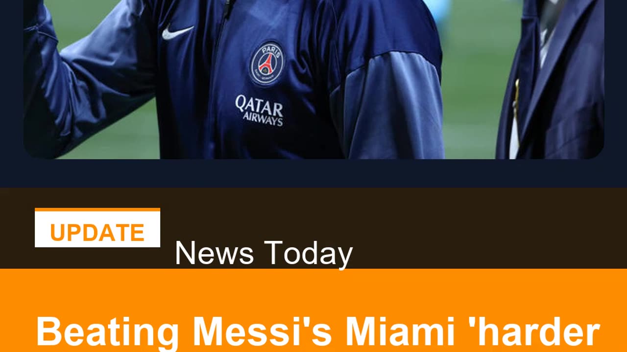 Beating Messi's Miami 'harder than it may seem' PSG's Luis Enrique
