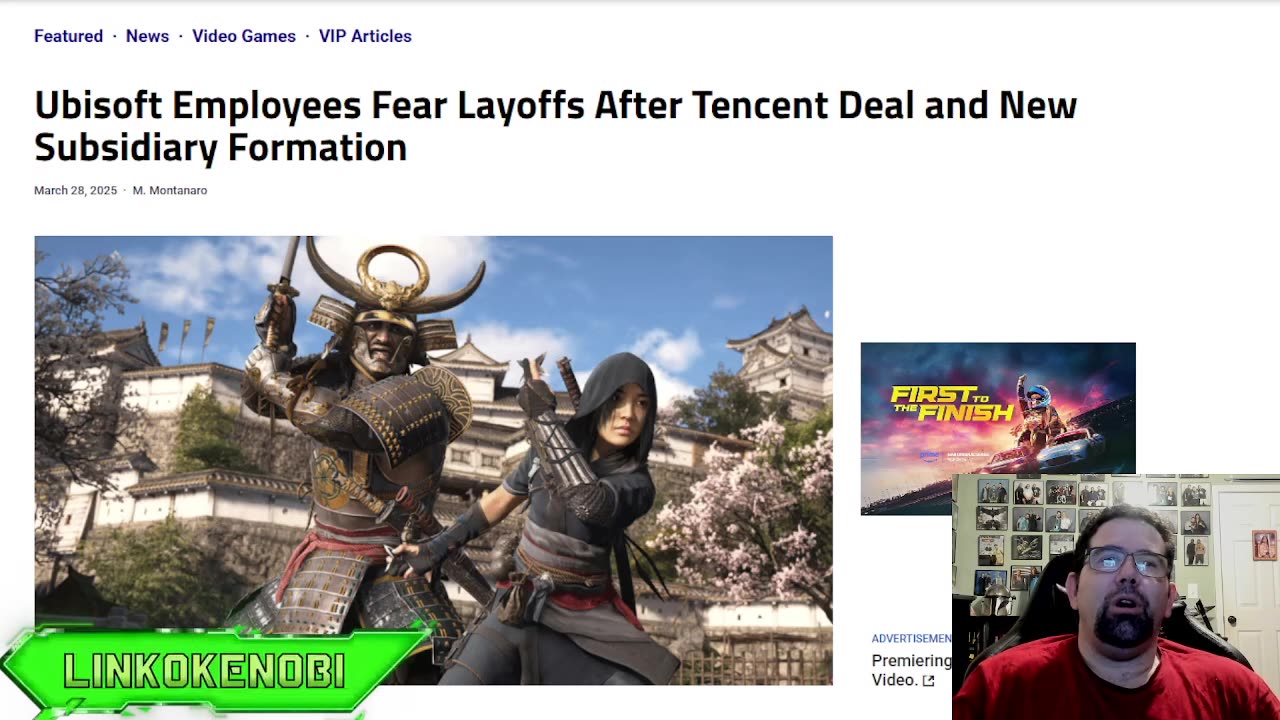 Ubisoft Employees Fear Layoffs Once Tencent Takes Over