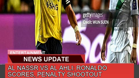 Al Nassr Vs Al Ahli Ronaldo Scores Penalty Shoot