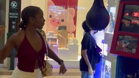 Punching Bag Machine Hits Back