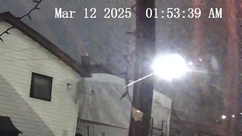 Security Camera Caught a Triangle UFO Landing in the Garden of a House