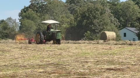 John Deere 3020 hay rake fall 2025