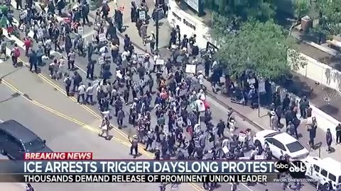 700 marines mobilized to Los Angeles after violent protests over immigration raids
