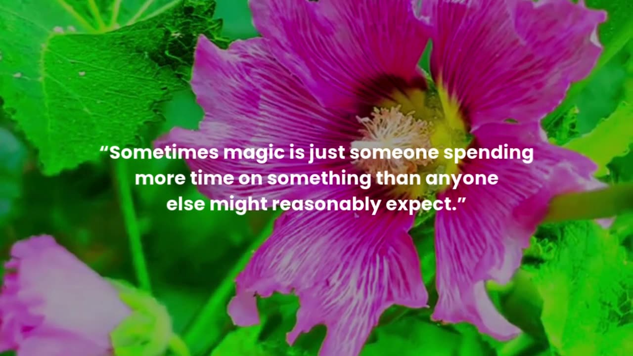 Sometimes magic is just someone spending more time on something than anyone else might reasonably...