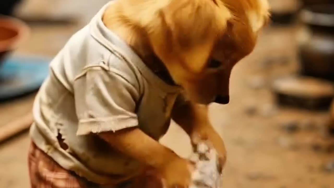 The Poor Puppy Without a Swimming Tube – Rich Friends Tease Him!