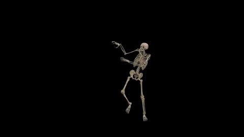 Skeleton, dancing, halloween