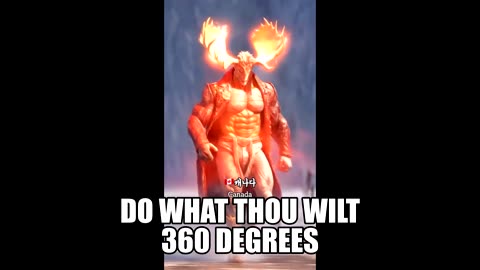 Do what thy wilt - why do they say THAT....