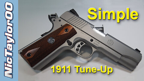 New 1911 Frame & Slide Adjustment - Super Fast Break In