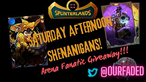 Saturday Afternoon Shenanigans! Land cards are here! Welcome Splinterlands Players! Vonak