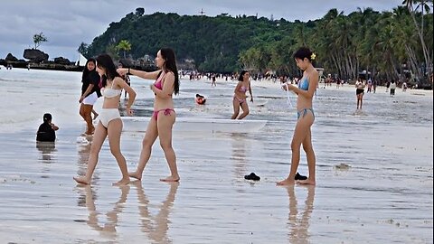 Look! This is Boracay White Beach on September 8 2025 5:00pm Walk