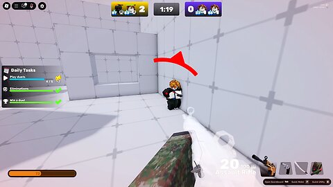 Playing 2v2 in Roblox Rivals - (No Commentary).