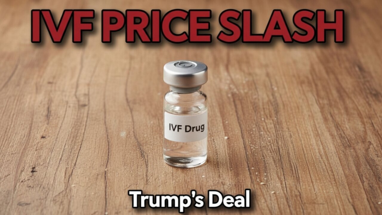 Trump announces deal to reduce cost of specific IVF medication