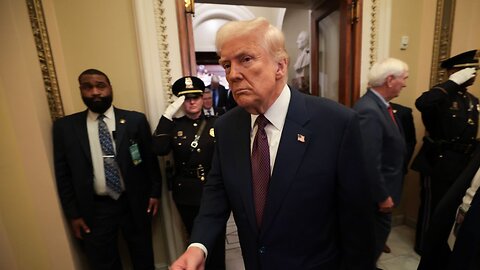 BREAKING: President Trump Walks Out With A 100-0 Senate Vote