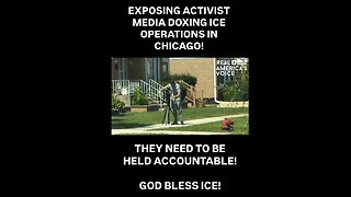 WGN News 9 + more left wing activist media doxing ICE OP, Colluding w/ Pro Hamas Chicago Activist ~ w/ Ben Bergquam