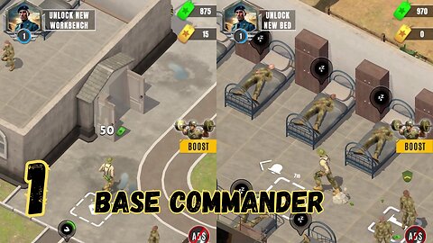 Base Commander Part 1 – Idle Army Tycoon Begins! Build Your Military Might 🪖