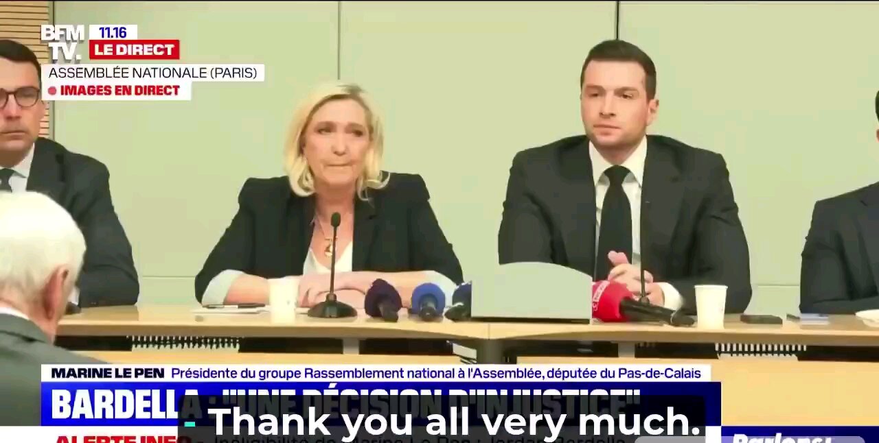 Marine Le Pen goes NUCLEAR