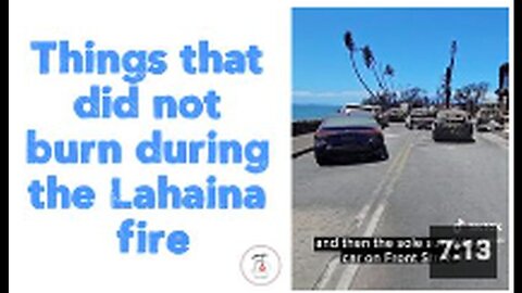 "Unscathed Items in the Lahaina Fire"