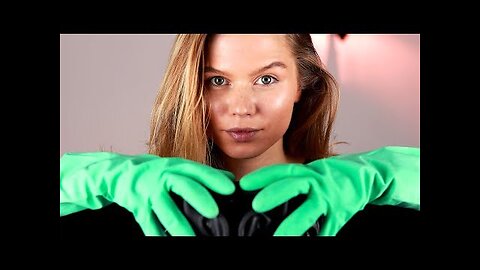 ASMR Ear Massage & Glove Sounds (Latex, Rubber)