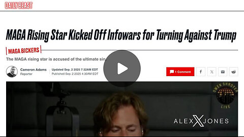 BREAKING: The 'Owen Shroyer Was Fired By Infowars Hoax Crashes & Burns!