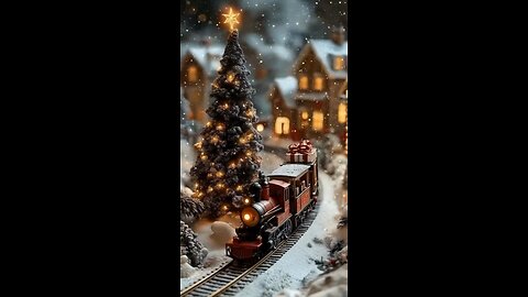 A SNOWFLAKES GENTLE SNOWFALLS ON THE MAGICAL TRAIN PROVIDING AN INTIMATE WINTER WONDERLAND #foryou