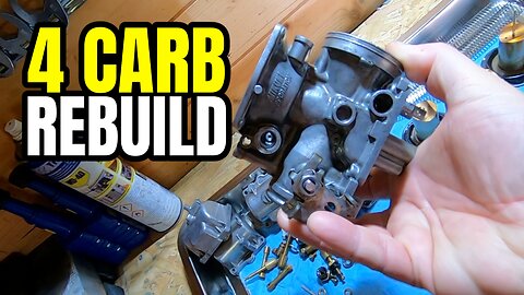 How To Rebuild and Join 4 Motorcycle Carburetors