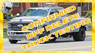 Ford TESTING 6 7 DIESEL DELETED EMISSION TRUCKS ON THE STREETS OF DETROIT