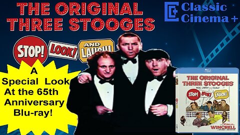 Stop Look and Laugh Blu-ray featuring The Three Stooges