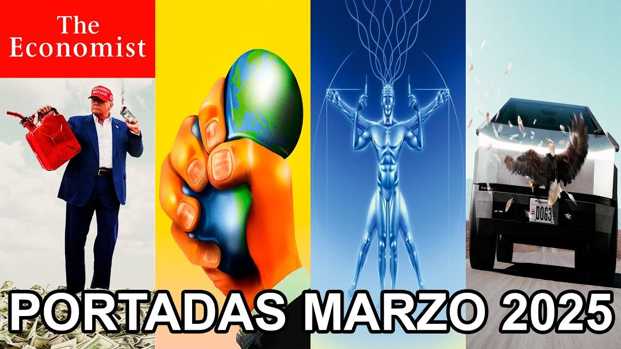 LE COPERTINE DELLA RIVISTA D'OCCULTURA MASSONICA THE ECONOMIST DI PROPRIETà DELLA HOLDING EXOR DELLA FAMIGLIA SIONISTA CAZARA ELKANN DI TORINO CON SEDE FISCALE NEI PAESI BASSI E LE S.A IN LUSSEMBURGO DI MARZO 2025(ANALISI RIASSUNTIVA)