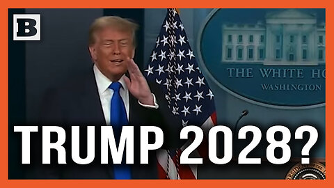 "TRUMP 2028!" President's Press Conference Gets WILD