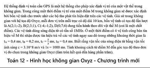 Sở Tuyên Quang: Hệ thống định vị toàn cầu GPS là một hệ thống cho phép xác định vị trí của một