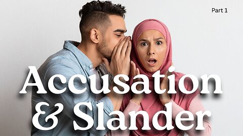 Accusation & Slander (Part 1) - Pastor Thomas Terry - 1/15/26
