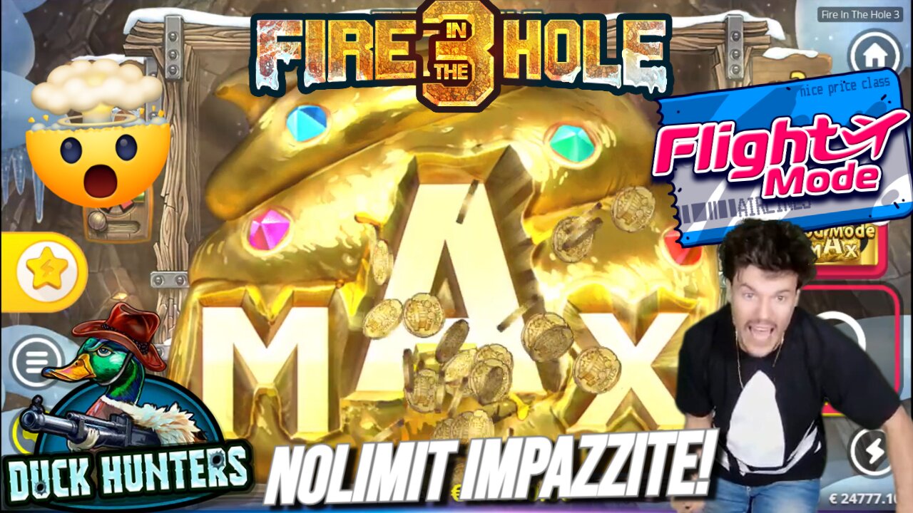 BONUS HUNT‼️ NOLIMIT SCHIATTATE🤯💣 DUCK HUNTERS🦆 FLIGHT MODE🛩️ FIRE IN THE HOLE🔥🎰