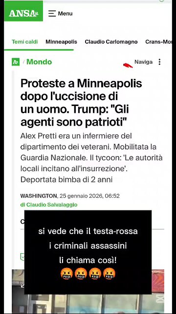 la notizia del giorno