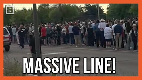 Massive Line of People to Honor Charlie Kirk Outside State Farm Stadium