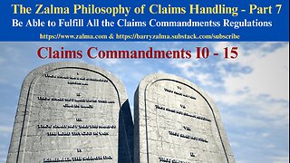The Zalma Philosophy of Claims Handling - Part 8