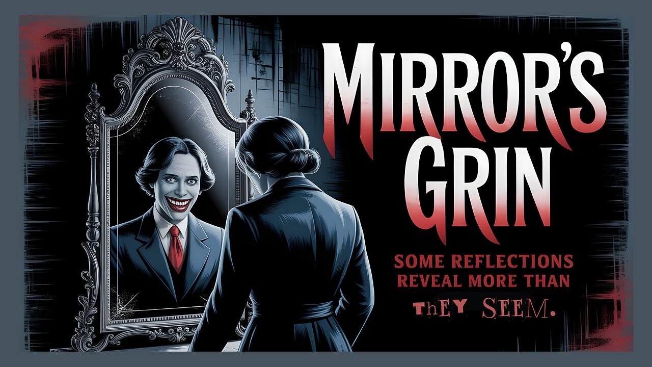 Mirror's Grin - 1 Minute Short Horror Stories #aihorror #aimovie #horrorfilm #horrorshortfilm