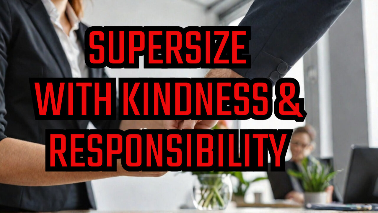 5 Ways To Use Kindness And 100% Responsibility To Supersize Your Business!