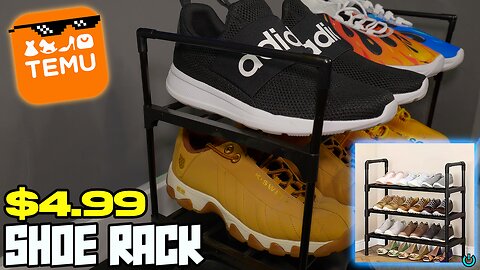 Temu Cheap Shoe Rack 👟 How to Assemble and Review
