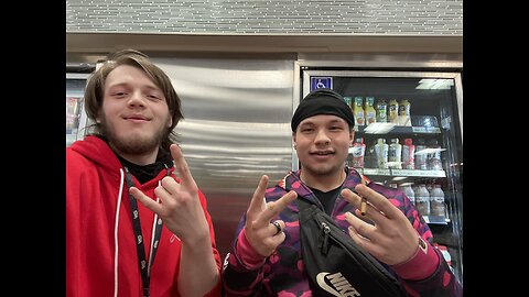 Smoking in Wawa with homie!