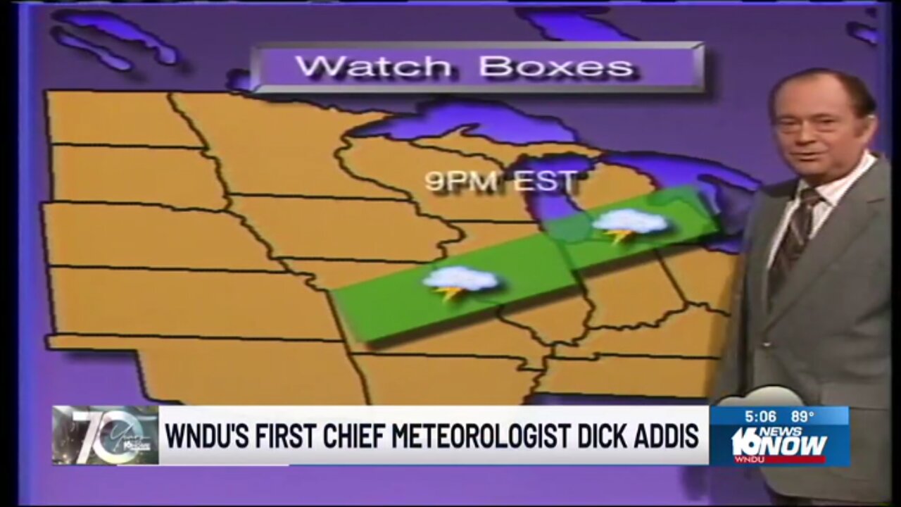 July 16, 2025 - WNDU's First Chief Meteorologist Dick Addis