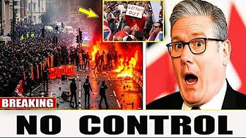 89000 Marchers paralyses LONDON.