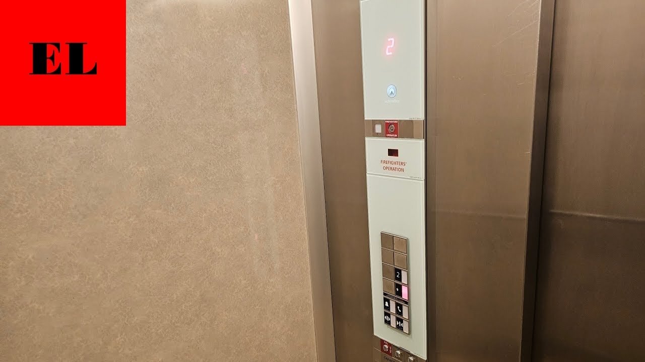 Small Schindler 3300 MRL Traction Elevator - Collett Rec Center (Morganton, NC)