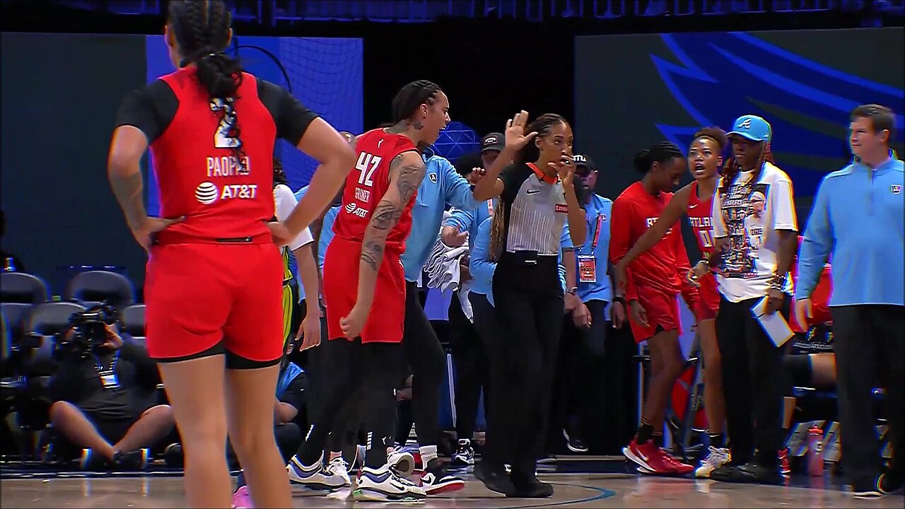 😱 EJECTION, Brittney Griner 2 TECHS in a ROW | Atlanta Dream vs Dallas Wings WNBA women's basketball