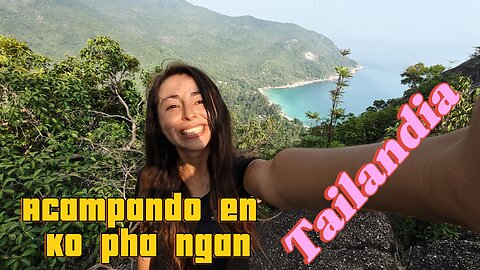 Acampando en una isla en Tailandia