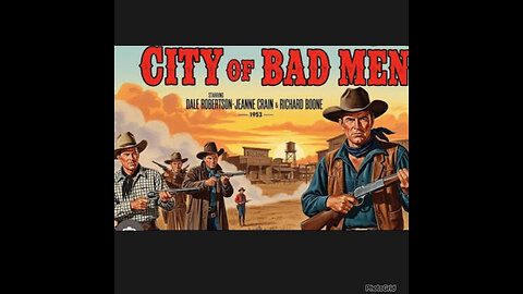 CS #339 City of Bad Men 1953 Jeanne Crain, Dale Robertson, Richard Boone